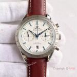Copy Swiss Omega Speedmaster 9300 SS Leather Strap 44mm Watch